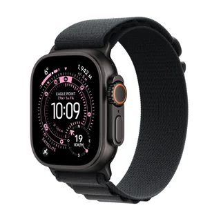 Apple Watch Ultra 3 schwarz mit Alpine Loop Medium schwarz (MF0V4QF)