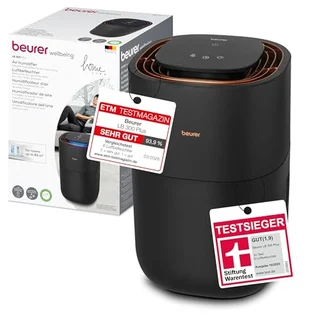 Beurer LB 300 Plus Luftbefeuchter, TESTSIEGER Stiftung Warentest, mit energieeffizienter Kaltverdunstungstechnologie, farbiger Luftfeuchtigkeitsindikator, Fi