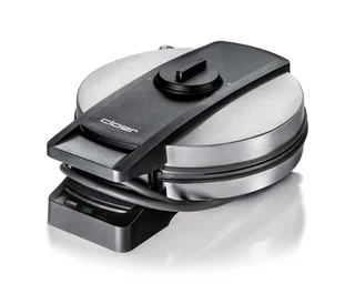 Cloer 1898 Waffeleisen Professional, zuckerresistente Doppelbeschichtung, für gewerblichen Betrieb geeignet, große Herzwaffel 16,5 cm Ø, 950 W