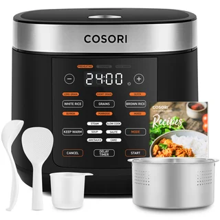 Cosori Reiskocher, Rice Cooker 5 L, Keramikbeschichtung, Fuzzy-Logik