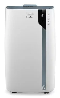 De’Longhi Pinguino - Mobiles Klimagerät, für Räume bis 30 m², mit Luftentfeuchter & Ventilator, 10000 BTU, Leiser Betrieb, Eco-Real-Feel, Fernbedienung, Timer,