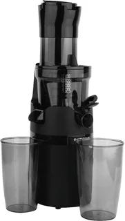 Gastroback 40146 Slow Juicer Vita Fresh der beste Slow Juicer für Cold Press Saft, Schwarz