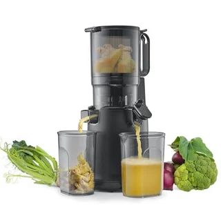 Caso Juice Fit Pro - Slow Juicer, Testsieger: Haus & Garten Test, niedrige Umdrehungszahl (40 U/min), Große Einfüllöffnung von 130 mm Ø für ganze Früchte