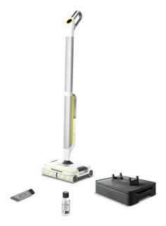 Kärcher Hartbodenreiniger FC 8 Smart Signature Line, kabelloser Bodenreiniger mit 4 rotierenden Mikrofaserwalzen, mit App, Akkulaufzeit: ca. 60 min, Flächenle