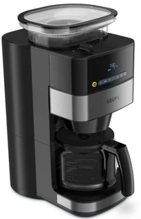 Krups KM8328 Grind Aroma Kaffeemaschine mit Mahlwerk | 24-Stunden-Timer | 180 g Bohnenbehälter | 1,25 L Fassungsvermögen für bis zu 15 Tassen Kaffee | Auto-