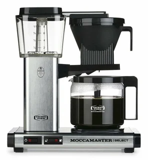 Moccamaster KBG Select, Filterkaffeemaschine, Silber