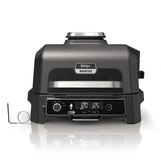 Ninja Woodfire Pro XL Elektrogrill, Holzfeuer-Pellets, wetterfest, OG850EU