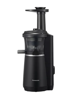 Panasonic Slow Juicer MJ-L501KXE, elektrischer Obst- und Gemüse-Entsafter, 150 W, Edelstahl und Kunststoff, schlankes und kompaktes Design, Aufsatz für gefroren