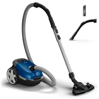 Philips Series 3000 Performer Compact Staubsauger mit Beutel – 900-W-Staubsauger mit Allergiefilter, 9 m Aktionsradius (XD3110/09)