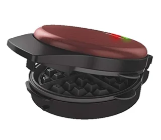 Russell Hobbs 3-in-1-Multifunktionsgerät Rund, Fiesta Rot, 900 Watt