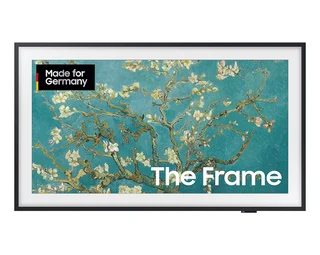 Samsung QLED FullHD The Frame 32 Zoll Fernseher (GQ32LS03CBUXZG, Deutsches Modell), mattes Display, austauschbare Rahmen, Art Mode, Smart TV [2023]