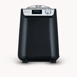 Severin Kompakt Eismaschine & Joghurtbereiter, platzsparende Eismaschine mit Kompressor im Slim-Design, 2-in-1 Eisbereiter und Joghurtmaschine, EZ 7407