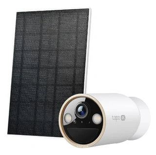 TP-Link C460 KIT 4K 8MP Solar Überwachungskamera Aussen Akku, Starlight-Farb-Nachtsicht, Dual-Band WLAN, Magnetfuß, Verschlüsselte microSD-Aufzeichnung, KI-Er