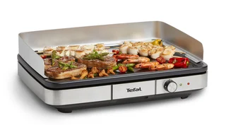 Tefal Tischgrill CB690D Maxi Plancha XXL, 2300 W, antihaftbeschichtet, inkl. abnehmbarem Windschutz + Holzspatel