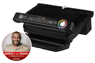 Tefal OptiGrill Kontaktgrill, 6 automatische Programme, Garstufenanzeige