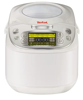 Tefal RK8121 Multikocher 45in1 | 45 automatische Kochprogramme | Verzögerter Start | Warmhaltefunktion | Große Kapazität (5L) | Edelstahl | LC-Display | Rez