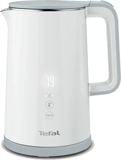 Tefal KO6931 Sense Wasserkocher, 1,5 L Kapazität, Digitalanzeige, 5 Temperaturstufen, 360°-Sockel, Wasserstandsanzeige, herausnehmbarer Kalkfilter, 30 Minut