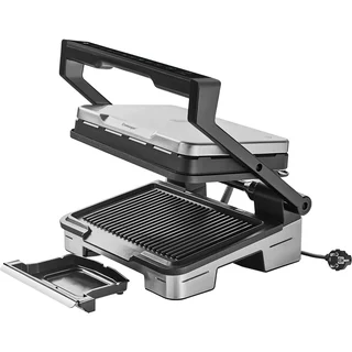 WMF Kontaktgrill  Profi Plus Kontaktgrill Perfection, Sensor-Technologie, Touch-Display, abnehmbare Fettauffangschale