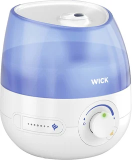 Wick Mini Kaltluft Ultraschall-Luftbefeuchter – Einstellbare Sprühnebelregelung – 1,8-l-Wassertank – für Schlafzimmern, Büros, Kinderzimmern bis 15 m²