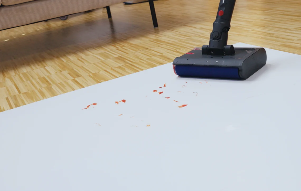 Ketchup hat gegen den PencilWash keine Chance. 