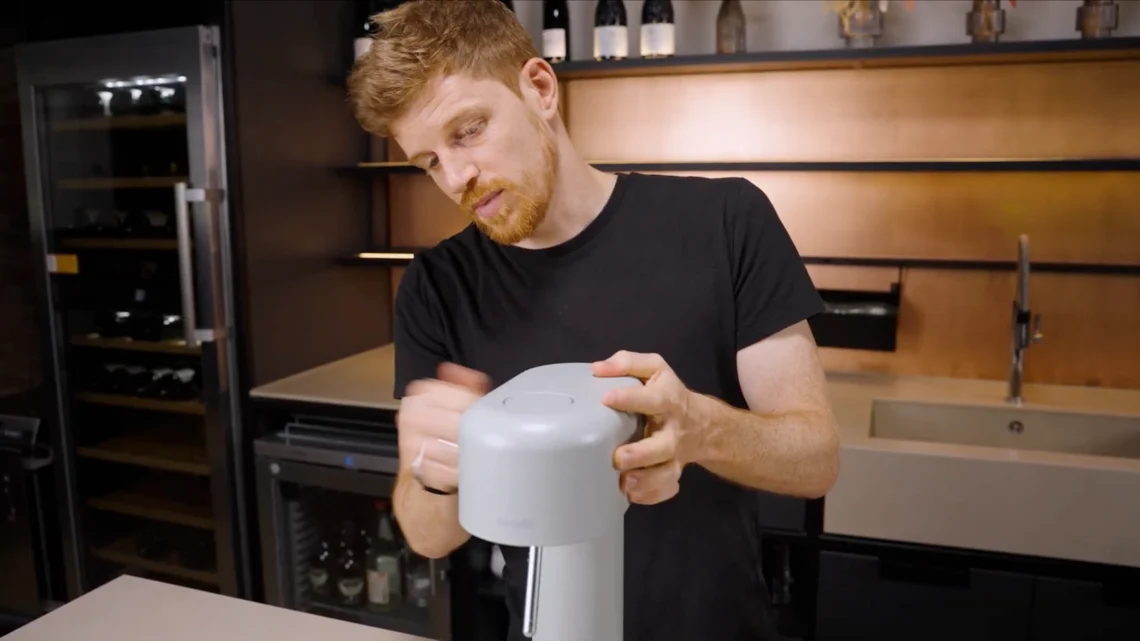 Der Wassersprudler hat eine super Haptik