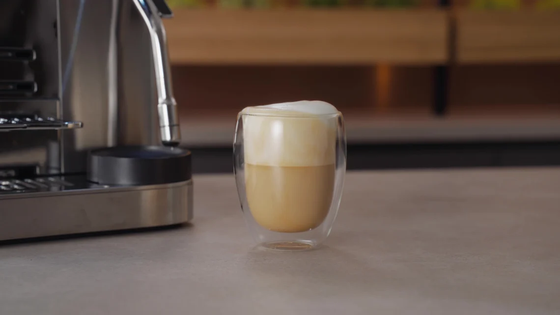 Kalter Milchschaum ist das Highlight - cremig wie Softeis.