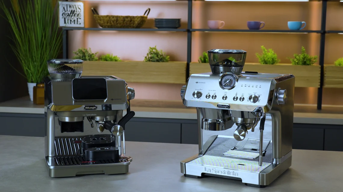 Analoge Alternative: Die De'Longhi La Specialista Opera verzichtet auf einen Touchscreen und setzt auf echte Knöpfe.