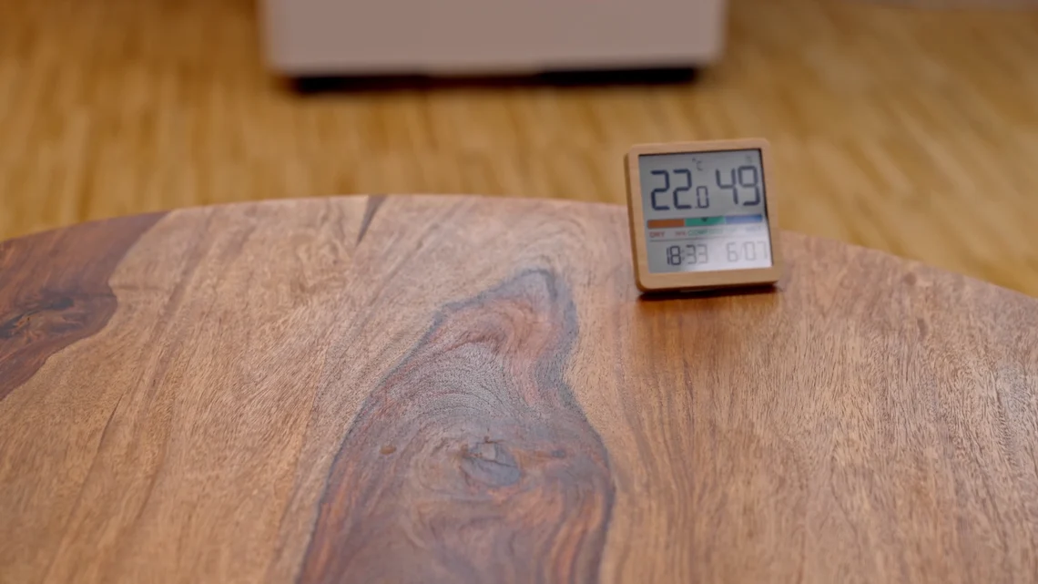 Mit der kleineren PortaSplit 8.000 erreichen wir 22 Grad.