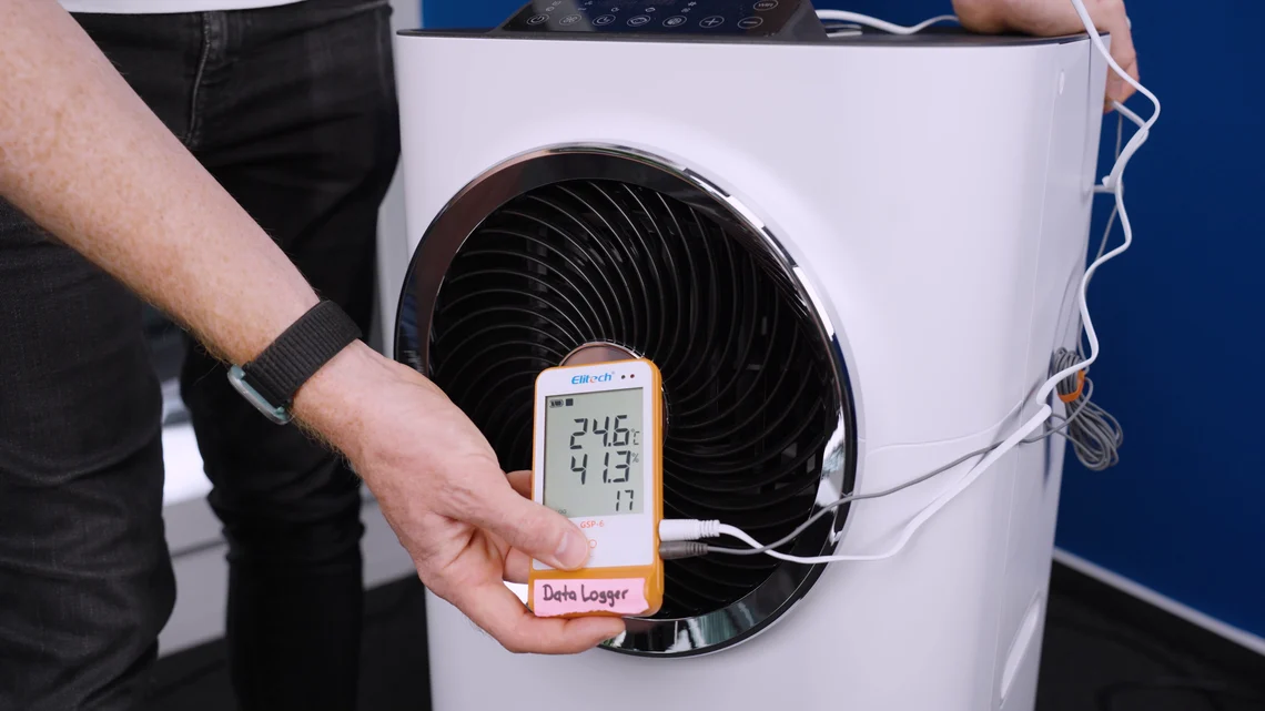 Überzeugende Kühlleistung: Die Klarstein war in unserem Test mit die stärkste Klimaanlage.