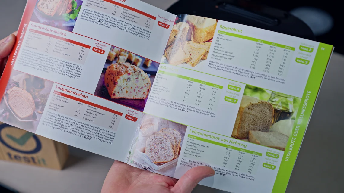 Tefals Rezeptbuch war ein echtes Highlight.