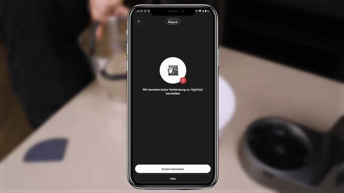 Nervtötende 2,4-GHz-Begrenzung: Nur mit einem separaten 2,4-GHz-Netzwerk und unserem mobilen Router gelang die Verbindung.