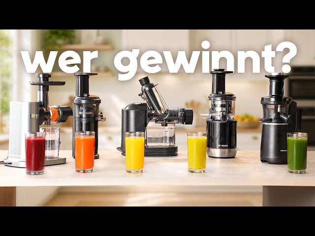 Slow-Juicer Test 2026 - Die 5 besten Kaltentsafter im Vergleich