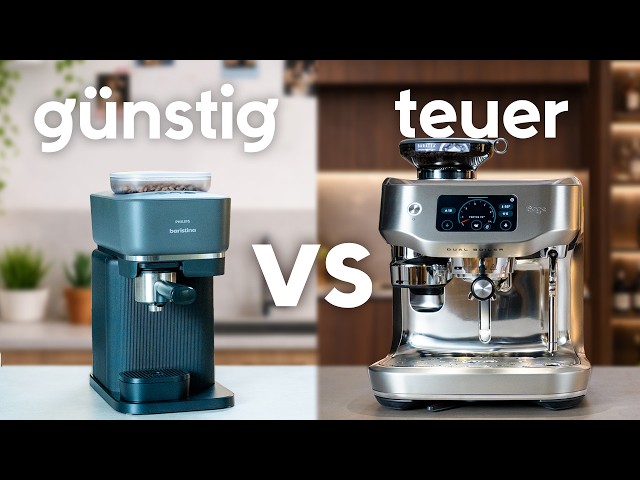 Einsteiger vs. Luxus-Siebträgermaschine - Wo liegen die Unterschiede?